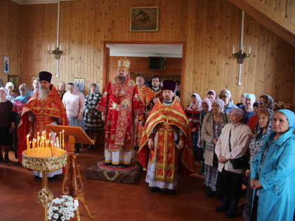 Архипастырский визит в с. Корткерос