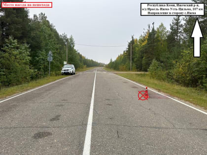 В Ижемском районе водитель сбил пешехода и бросил его погибать на обочине