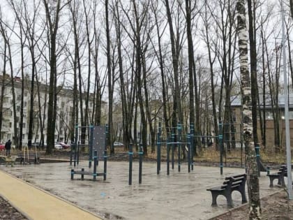 Благоустройство сквера за школой №22 планируют завершить к концу ноября