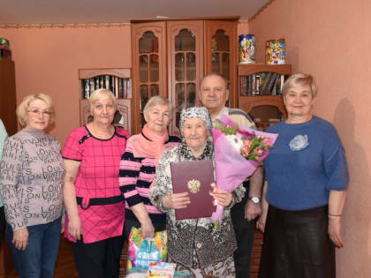 Эжвинский ветеран отметил 95-летний юбилей