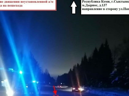 В Сыктывкаре водитель сбил женщину и скрылся с места ДТП