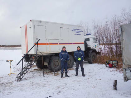 На переправе Седкыркещ-Алешино развернули аварийно-спасательный пункт