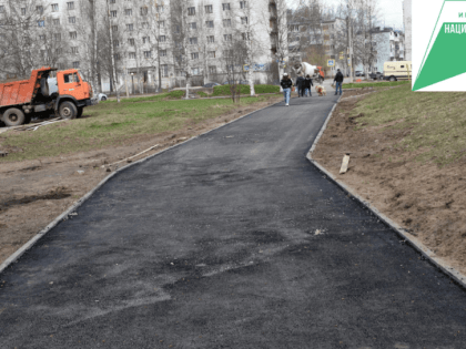 В Эжвинском районе начаты работы по пр. Бумажников в рамках программы «Формирование комфортной городской среды» (ФКГС)