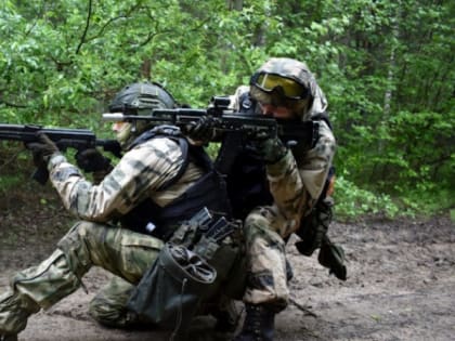 В  Коми завершились учения сотрудников специальных подразделений Росгвардии на открытой местности