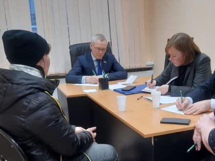 Вуктыл с рабочим визитом посетил председатель Государственного Совета Республики Коми Сергей Усачев