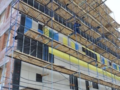 Стройка в Усть-Цильме в разгаре