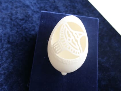 Резьбу по яичной скорлупе можно увидеть в "Югоре"