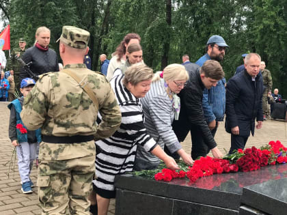 Справедливороссы Коми приняли участие в митинге в честь ветеранов боевых действий