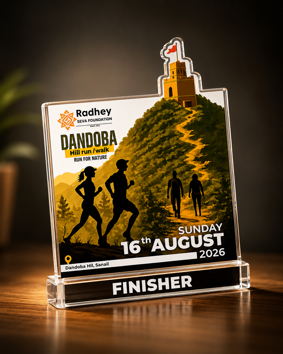 Dandoba Hill Run / Walk 2026 - Finisher Trophy