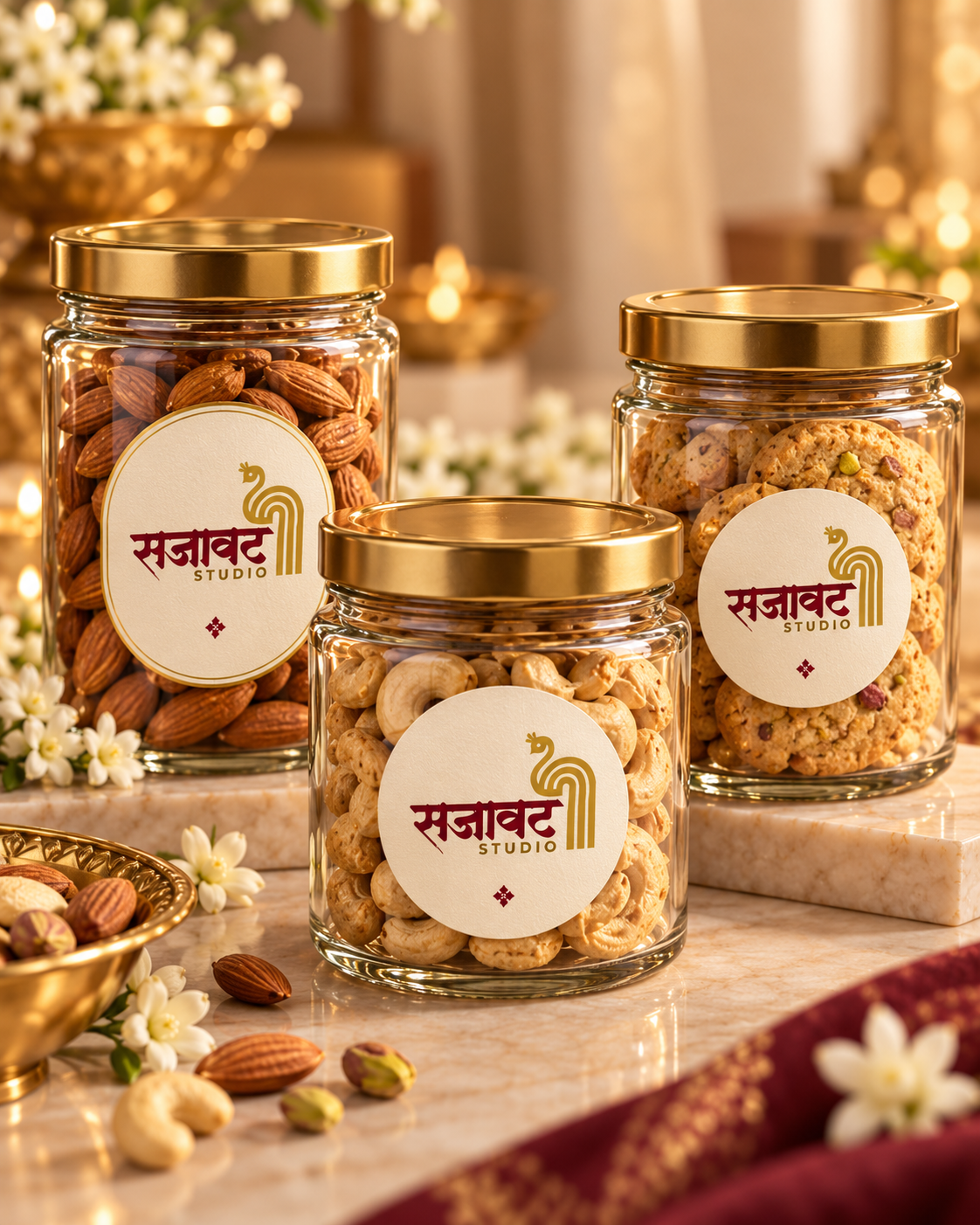 Sajavat Studio festive gift hamper packaging application