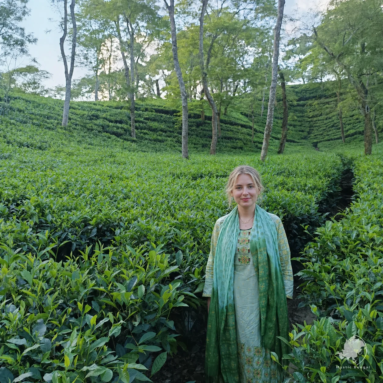 Tea garden in Bangladesh Sylhet