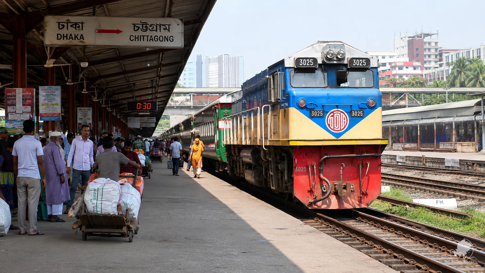 Dha to chittagong Train guide 