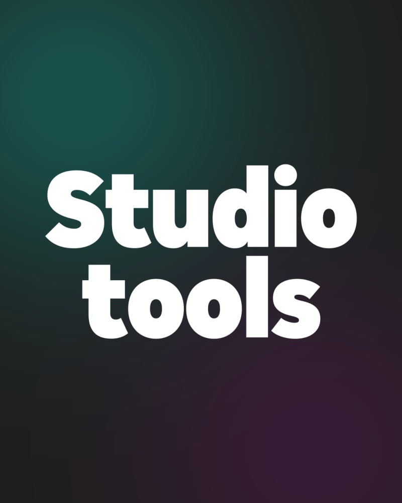 Studio Tools desktop app