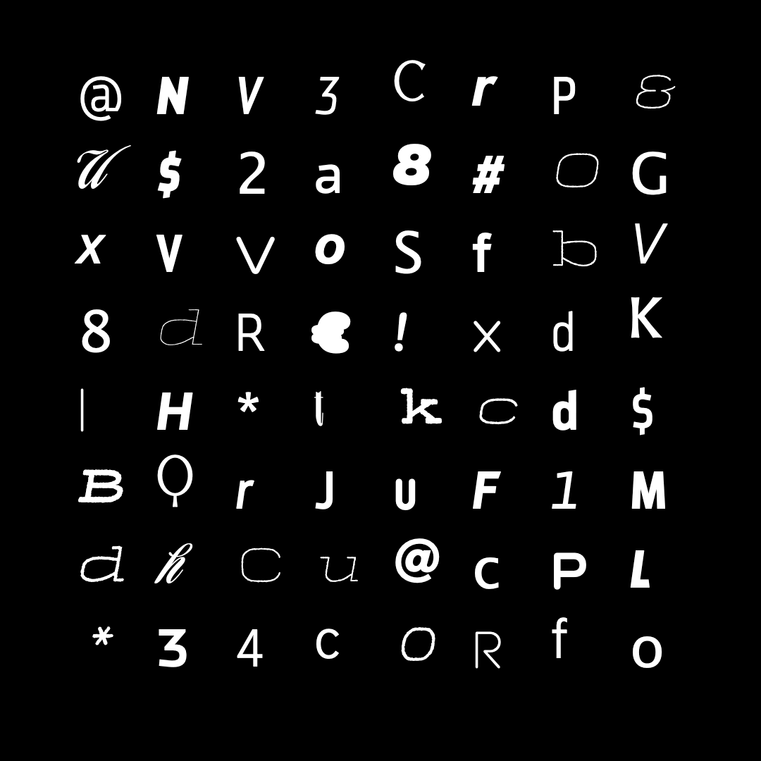 Random Glyphs