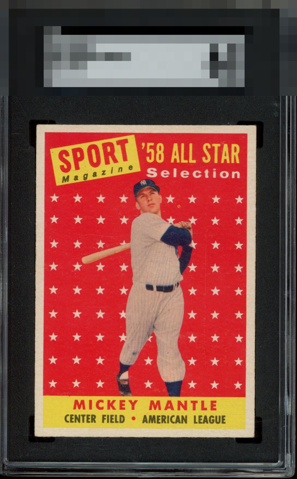 1958 Topps Mickey Mantle
