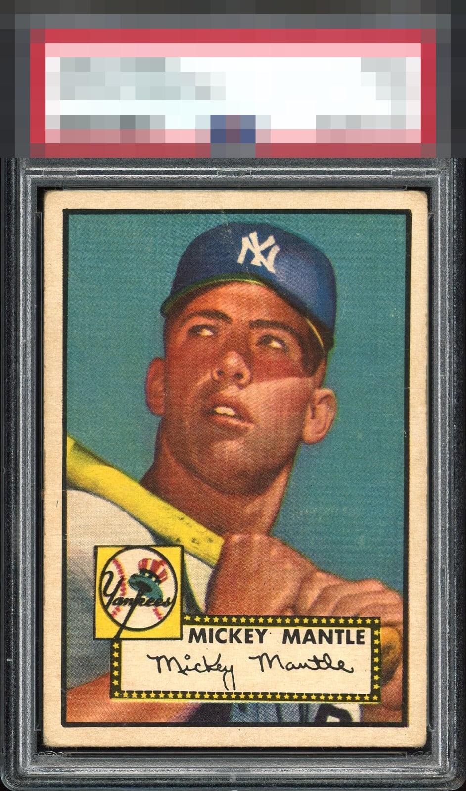 1952 Topps Mickey Mantle #311