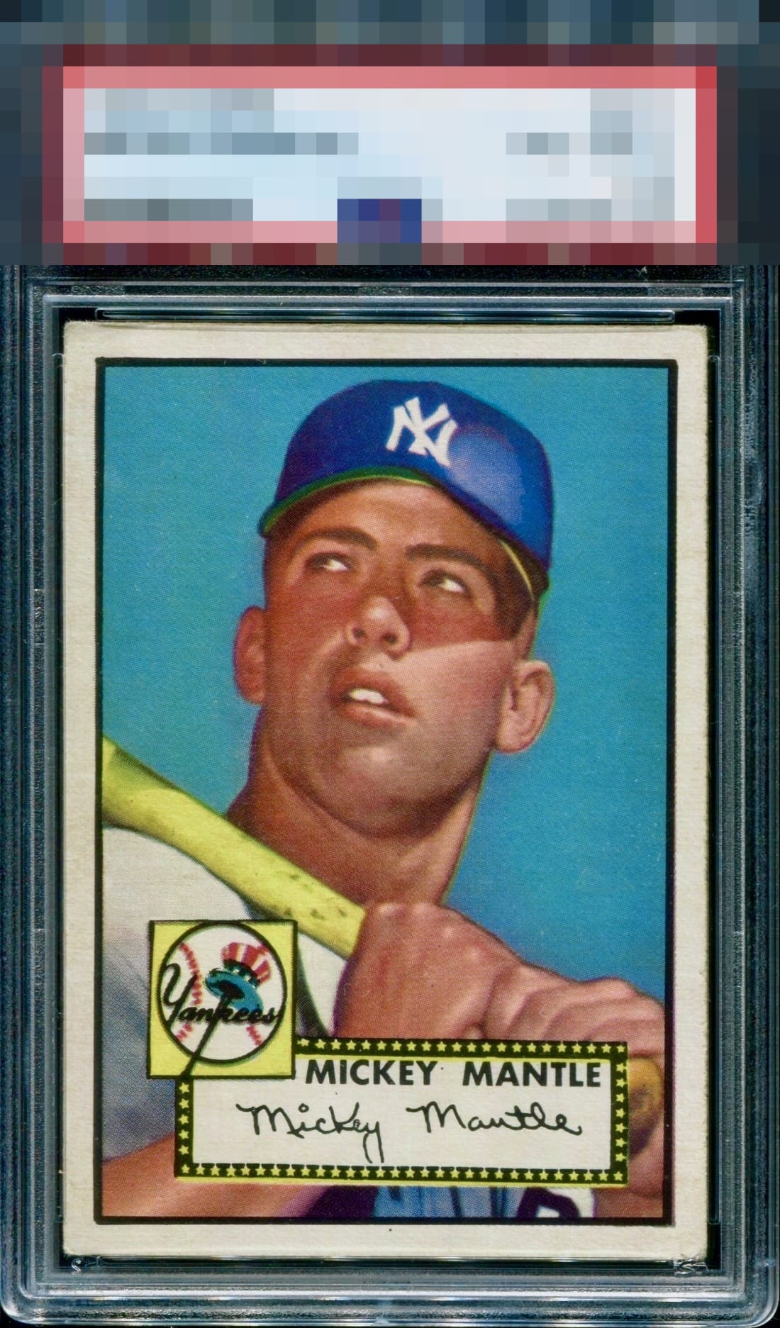 1952 Topps Mickey Mantle #311