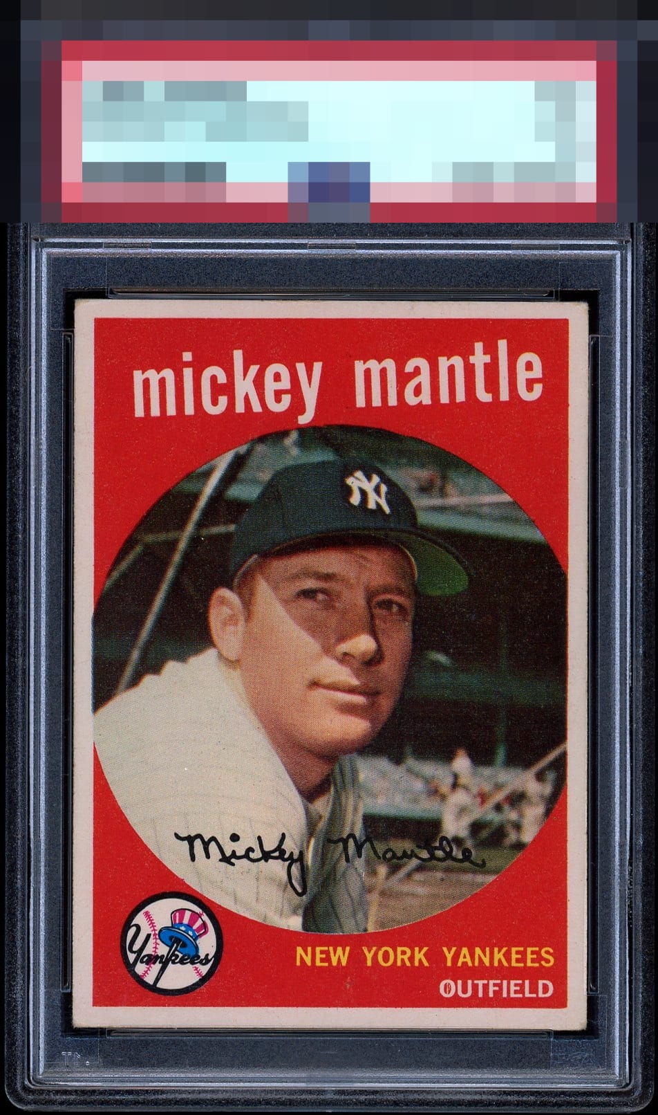 1959 Topps Mickey Mantle #10