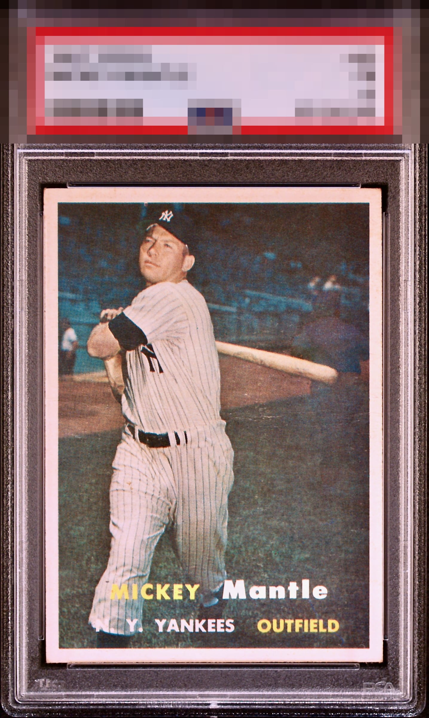 1957 Topps Mickey Mantle #95