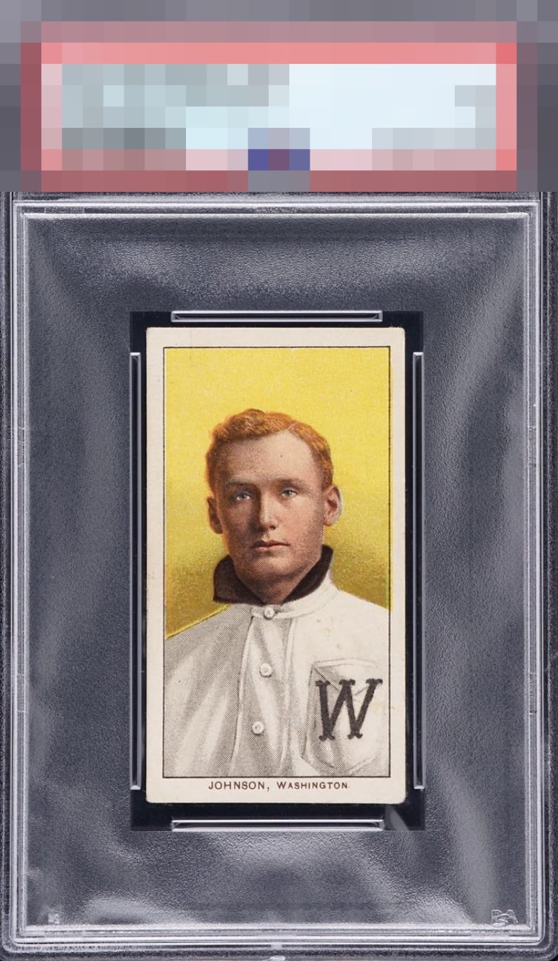 1909 T206 White Border Walter Johnson #PORTRAIT