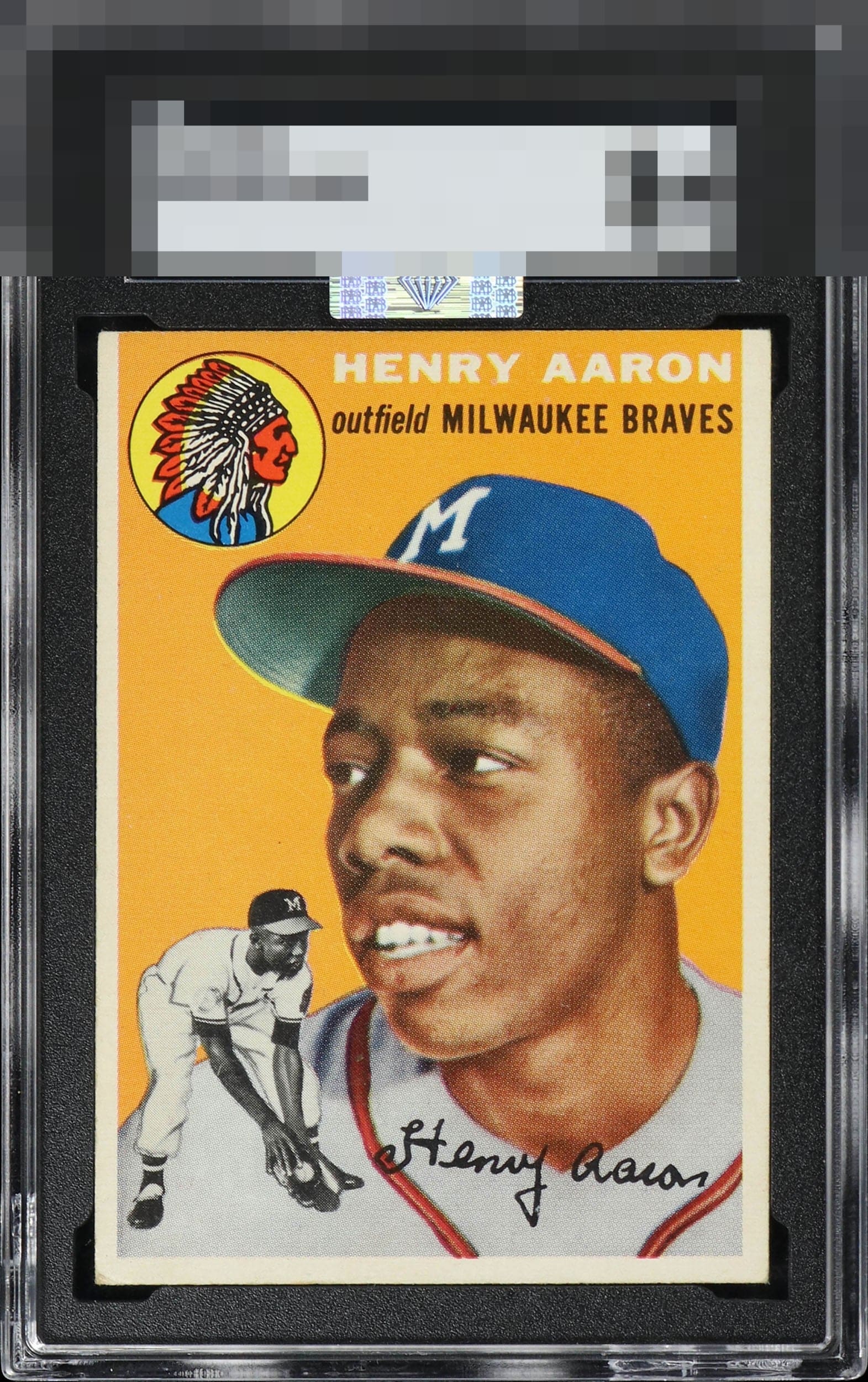 1954 Topps Henry Aaron #128
