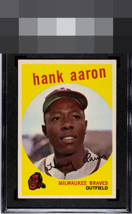 1959 Topps Hank Aaron