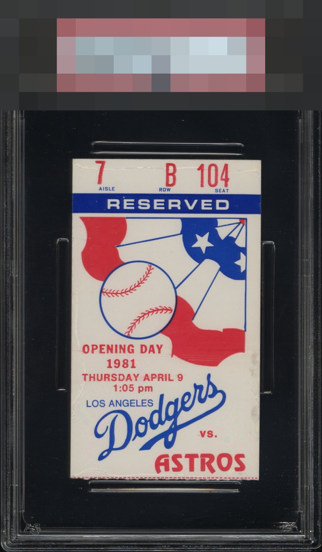 1981 LOS ANGELES DODGERS OPENING DAY: START OF FERNANDOMANIA