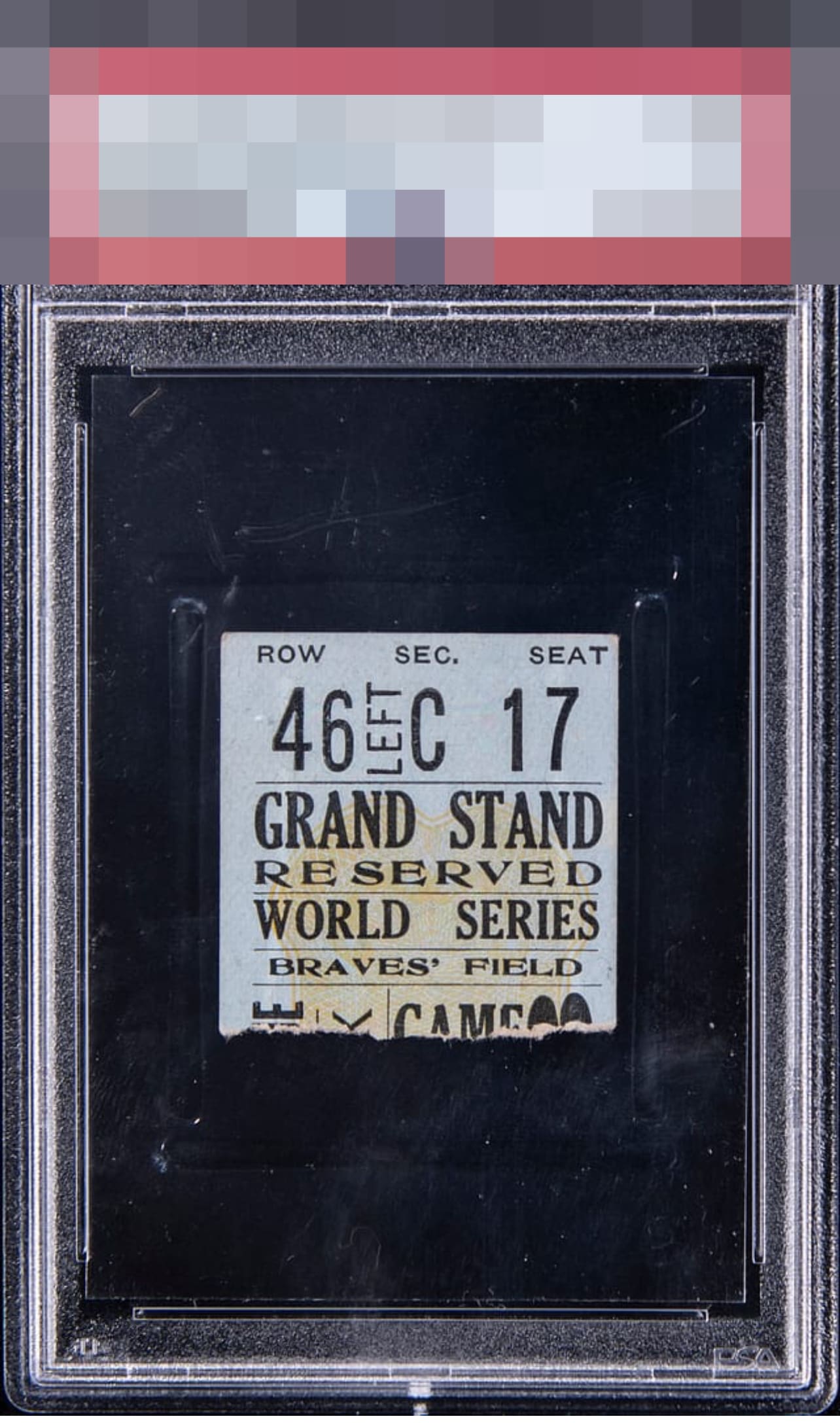 1916 World Series – Boston