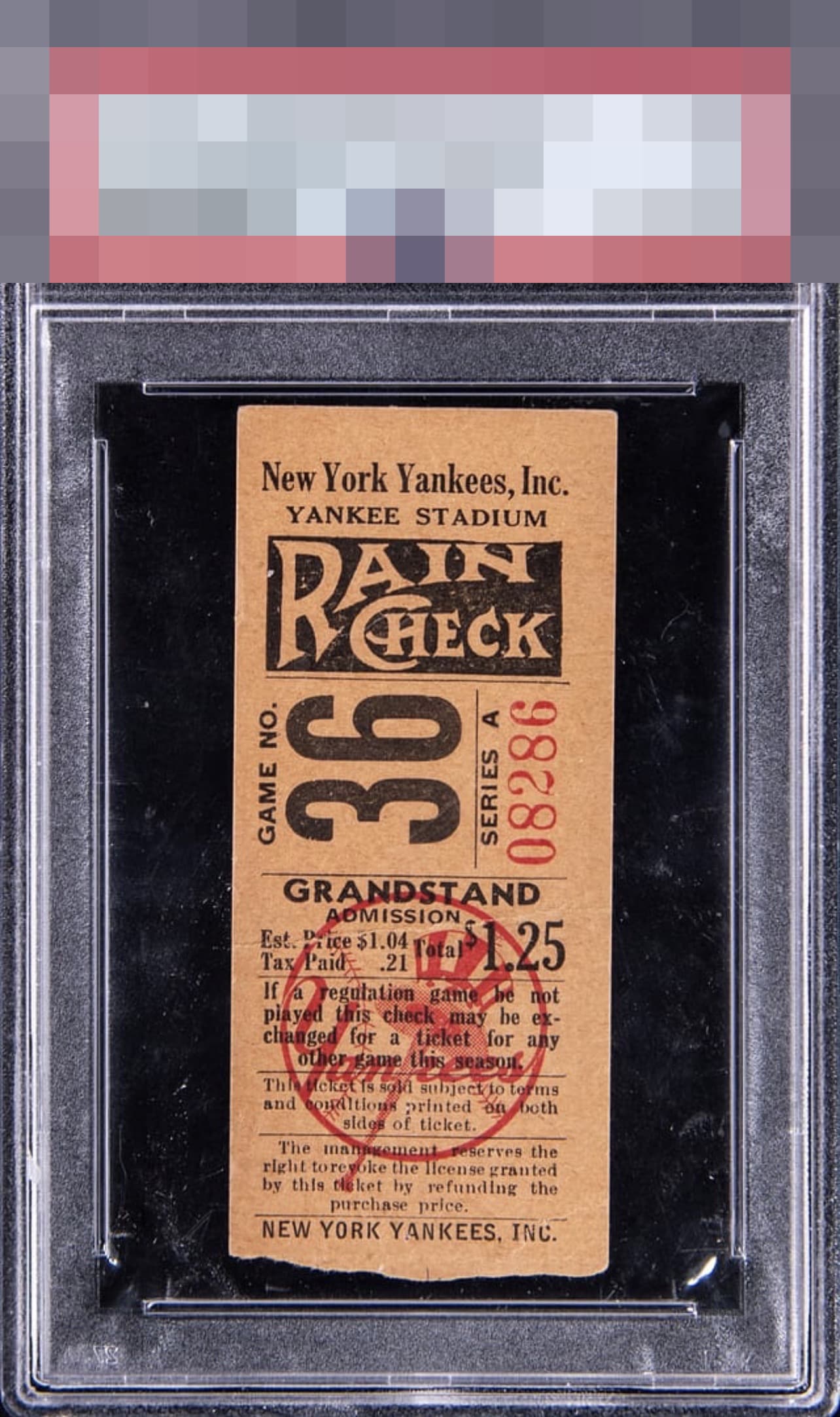 1948 Ny Yanks/babe Ruth Day