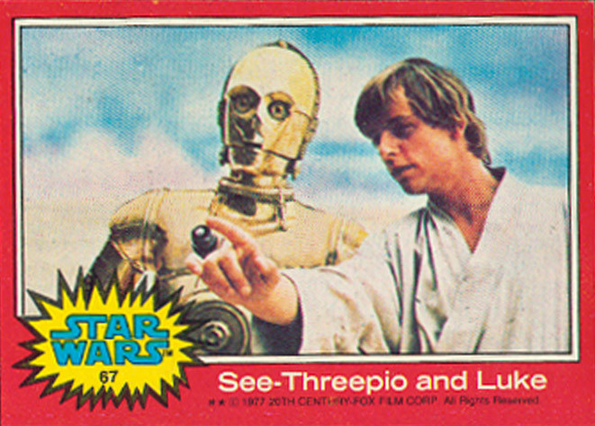 Star Wars See-Threepio & Luke 
