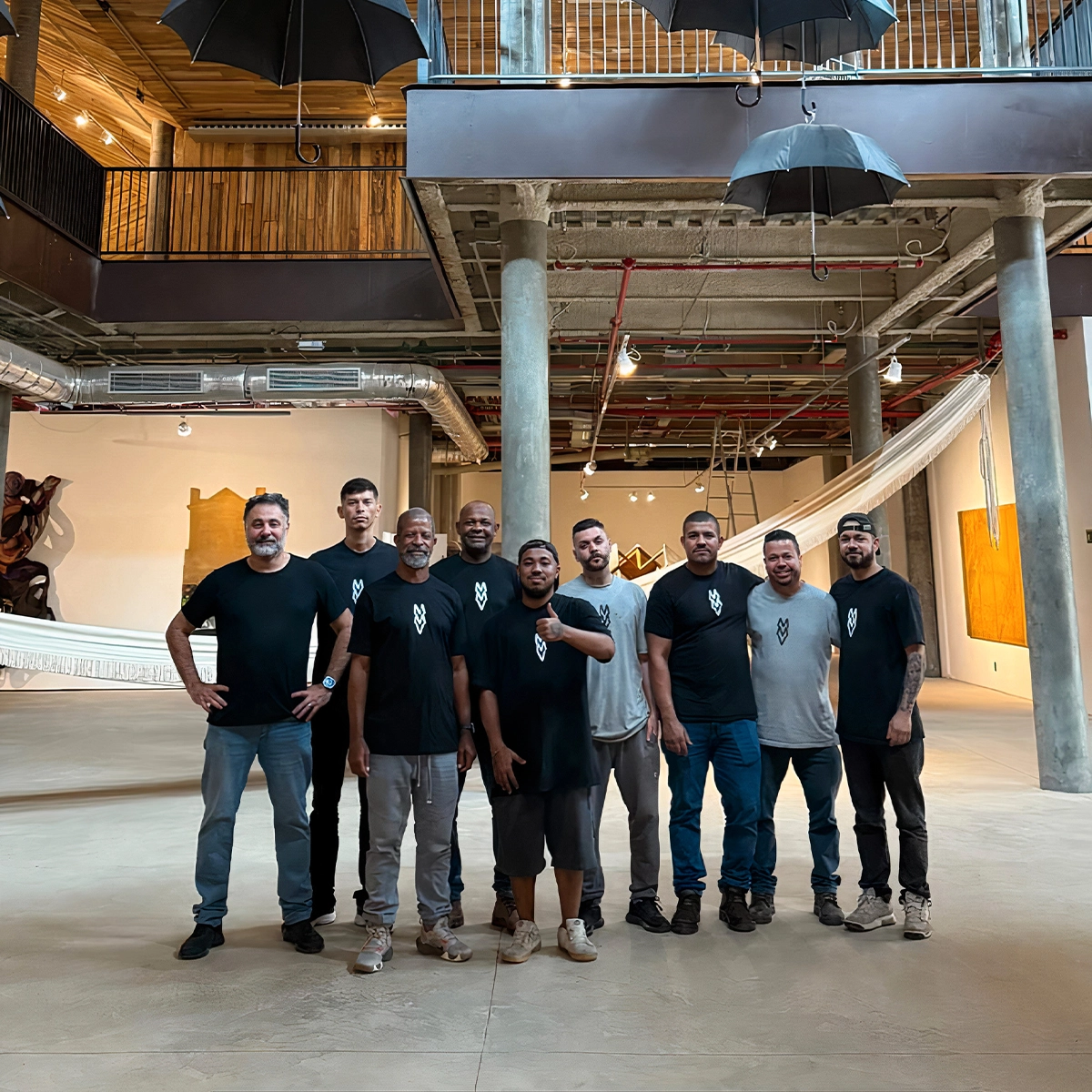 Team working on a project