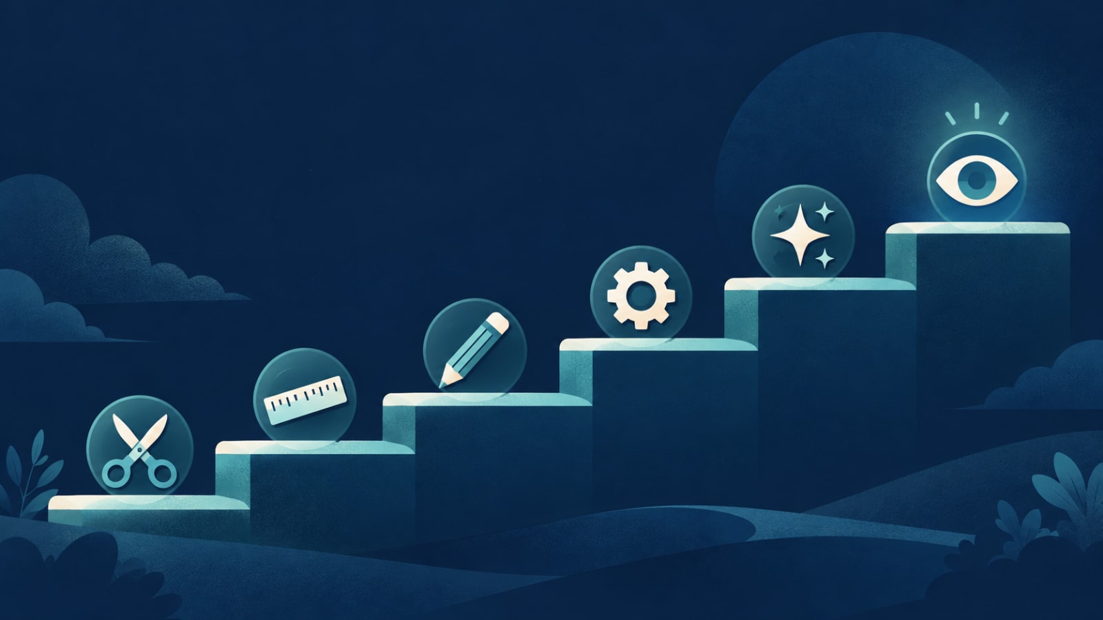 The automation ladder: eliminate, standardise, capture at source, automate, add AI, monitor