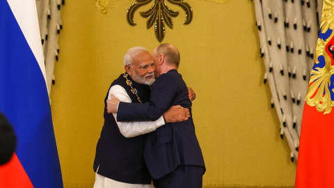 Modi's BRICS Chemistry: Warm Hug with Putin and Handshakes with Global Leaders