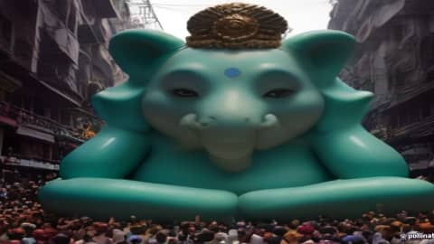 ठाणे में गणपति जुलूस के दौरान बवाल: दो गुटों की मारपीट, 40+ FIRs