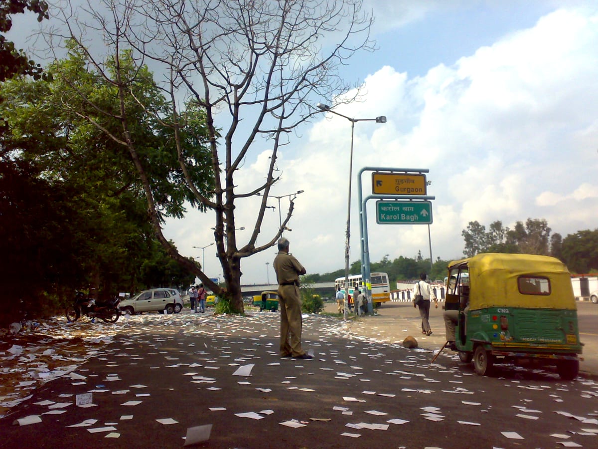 Campus Clash: NSUI Accuses ABVP of Tearing Down Posters Ahead of DUSU Elections