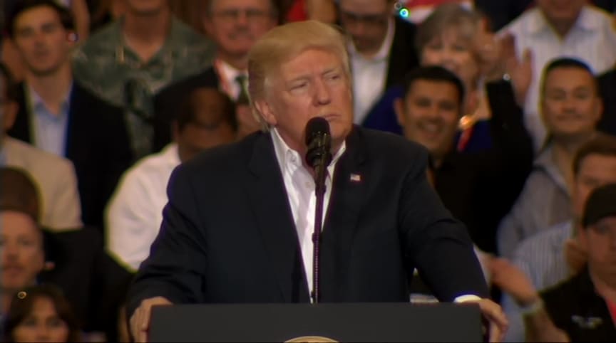 Trump Casts Republican Vote in Florida, Defends Controversial Campaign Tactics