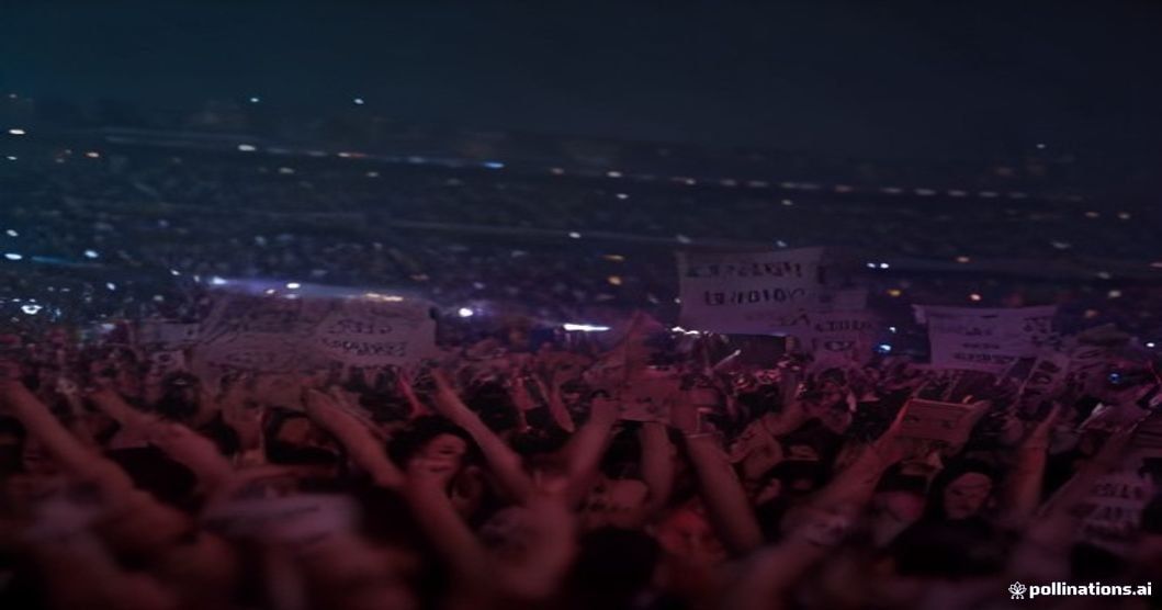 Real Madrid fans protest signs
