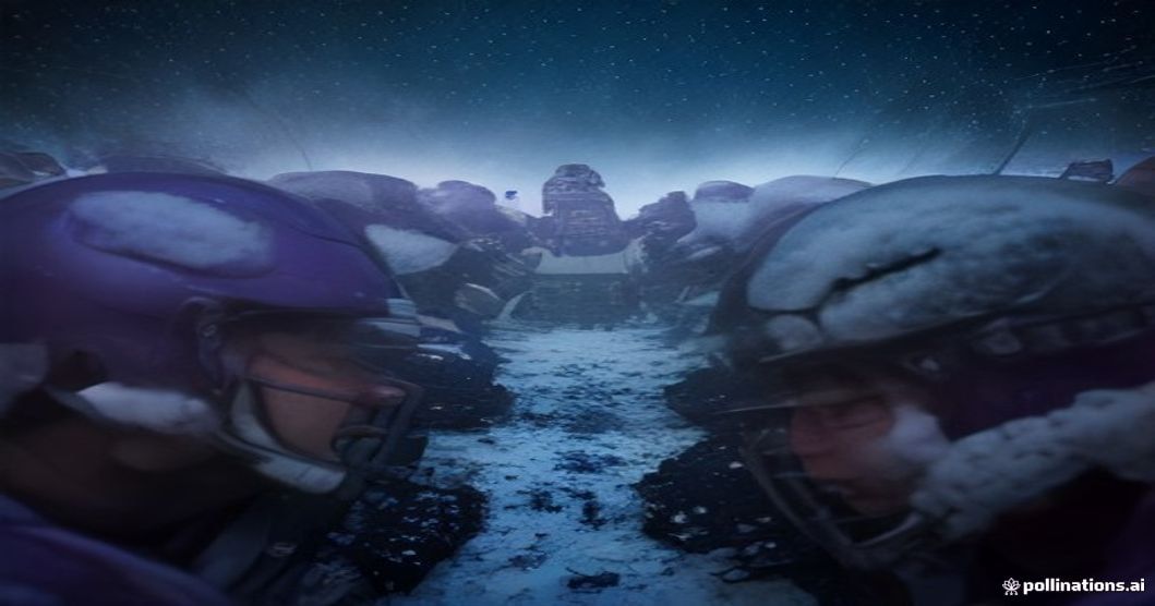 Minnesota Vikings sideline snow