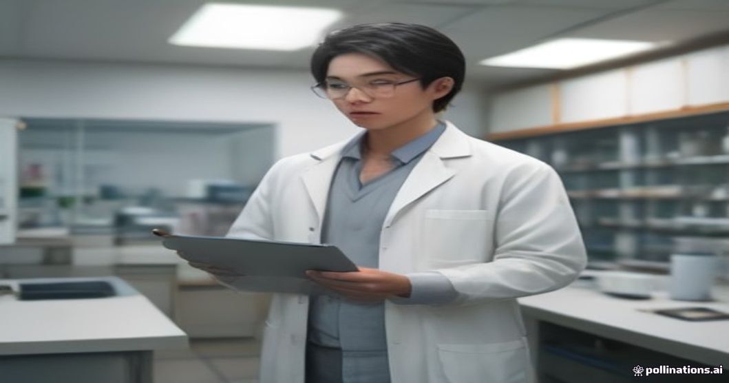 lab researcher analyzing metabolic data