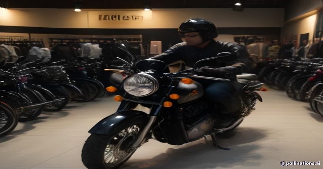Royal Enfield price tag display
