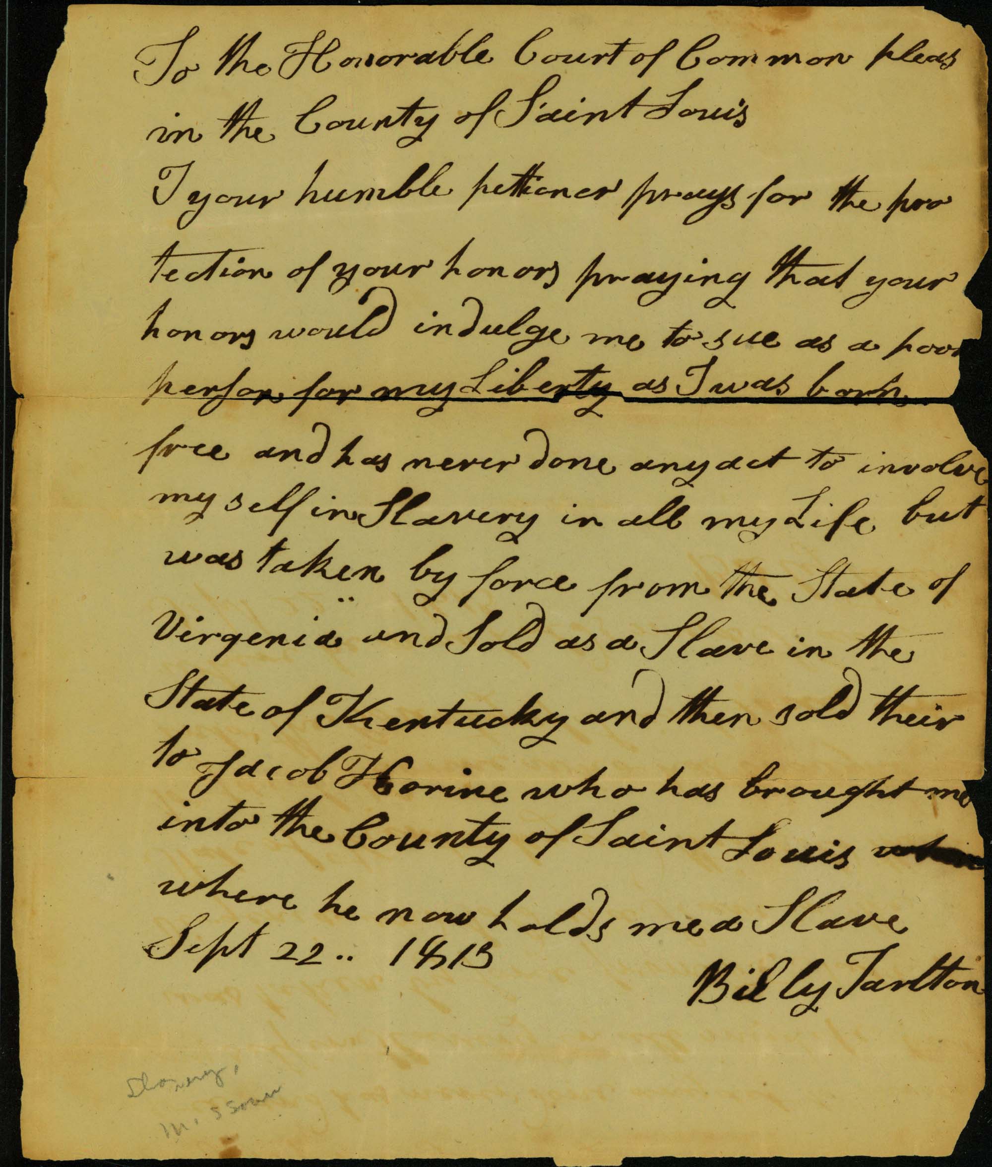court petition documents