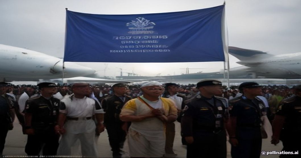 Pacific island delegation arriving New Delhi airport