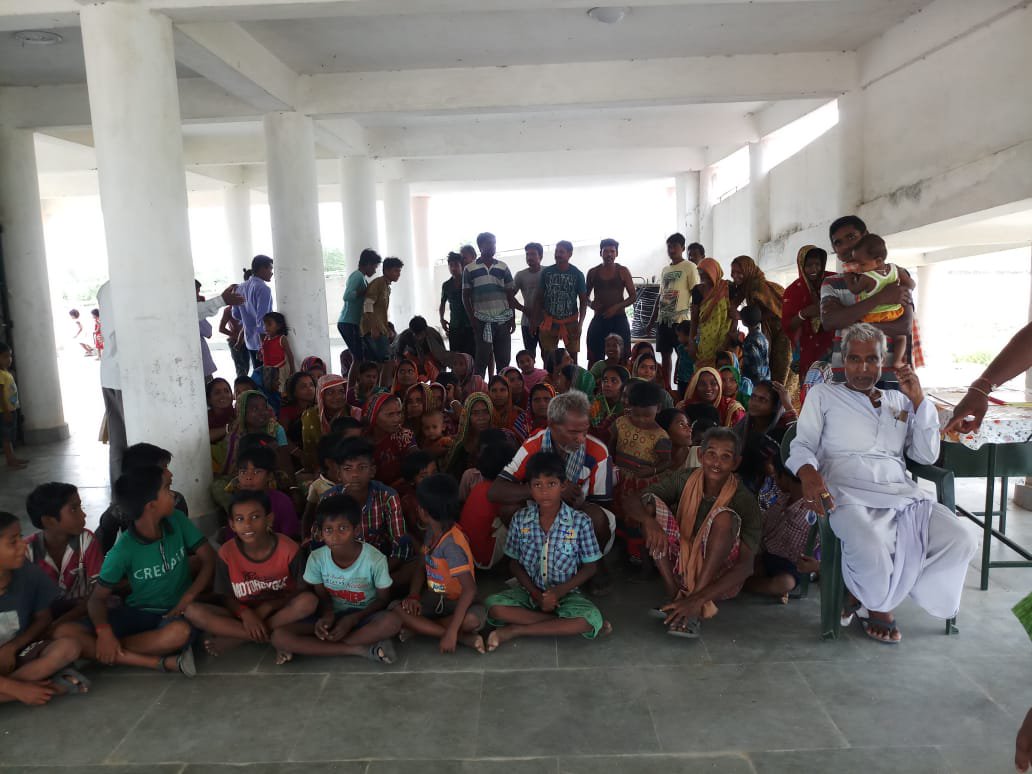 Odisha evacuation shelter