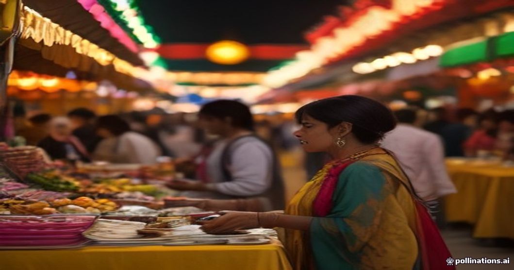 Indian street vendor using Muse Charm
