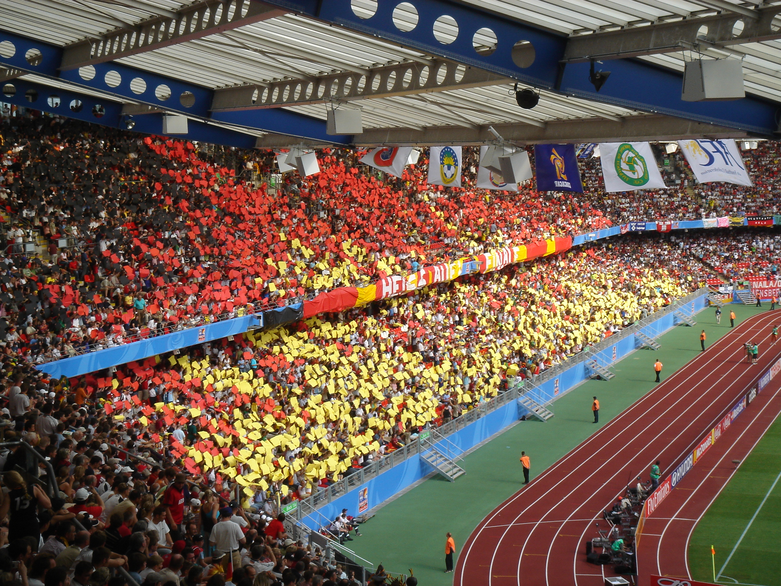 German stadium fans