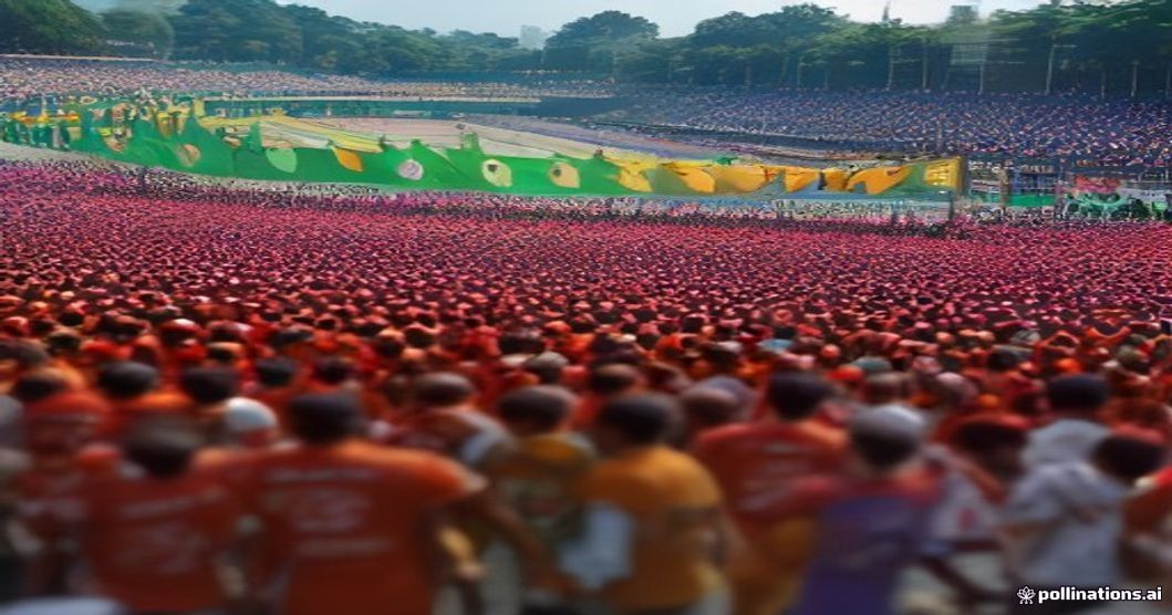 Kolkata Marathon start line crowd