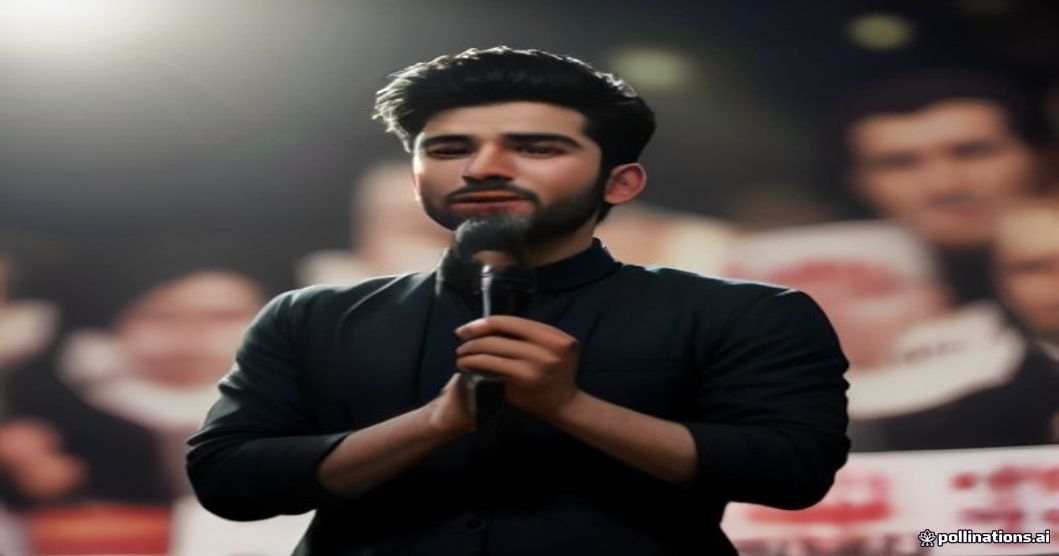 Fans gathering at Mushtaq Khan memorial