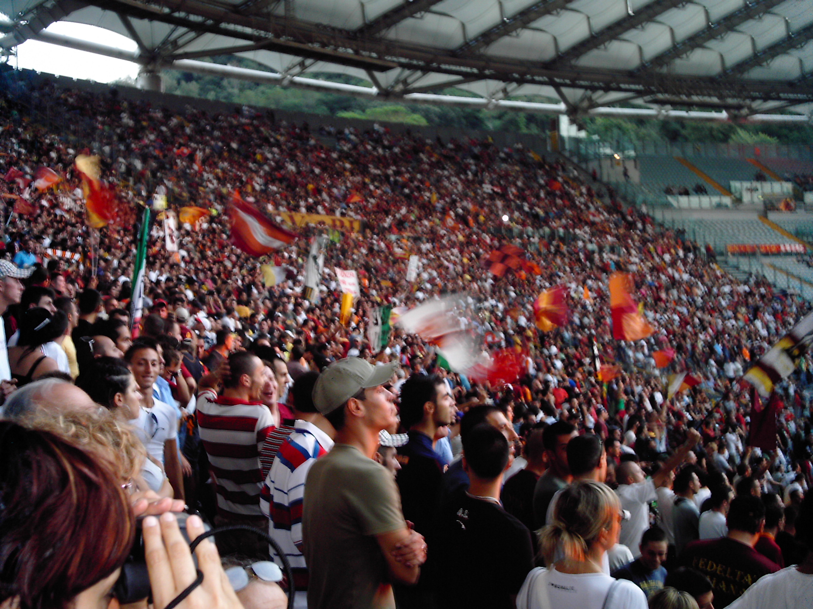 Stadio Olimpico Rome fans