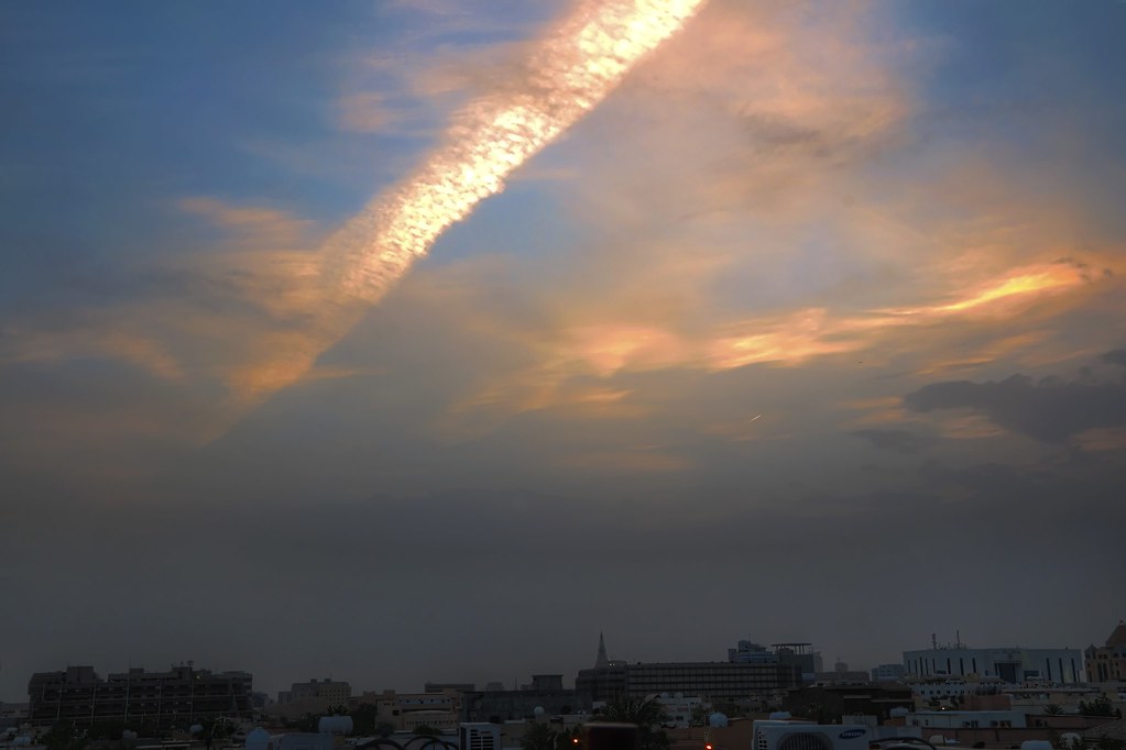 Riyadh skyline at dusk