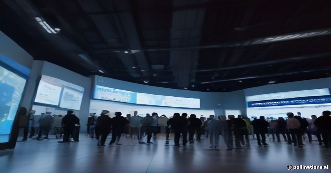 foldable smartphone showroom